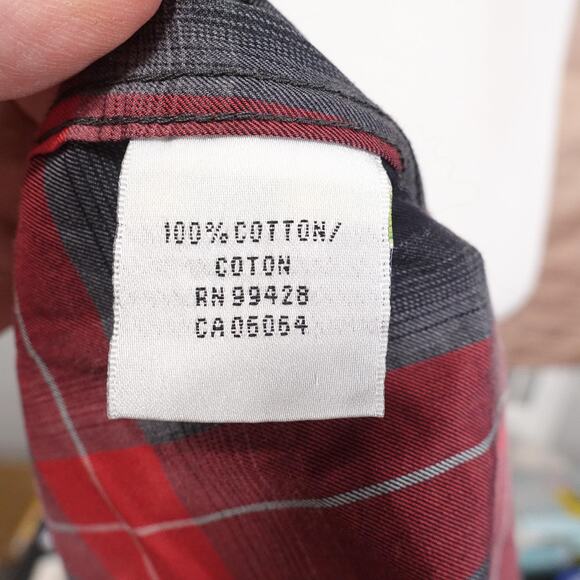 Bugatchi Shirt Mens Large Plaid Button Up Long Sleeve Shaped Fit Dress Casual - Picture 10 of 11